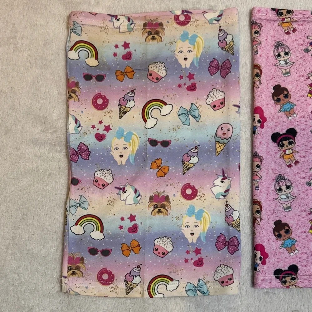 Colorful Kids Character neck gaiters